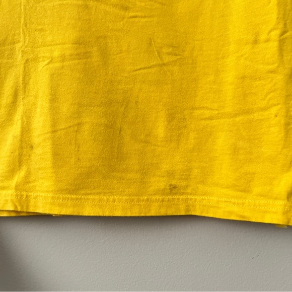 UnderArmour UA Yellow T-shirt Tees Heat Gear - Large - Picture 6 of 9